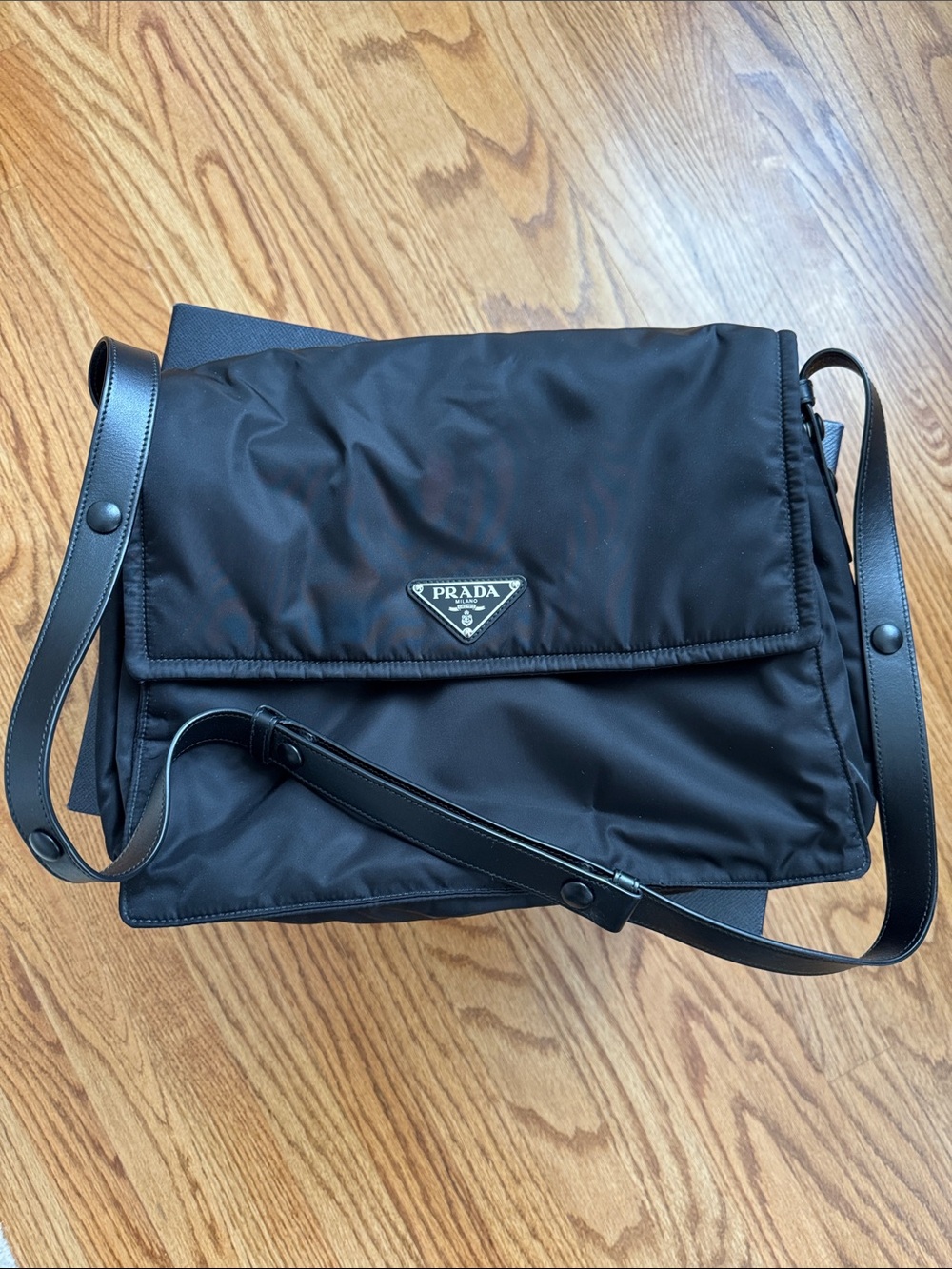 Prada Black Nylon Crossbody Bag